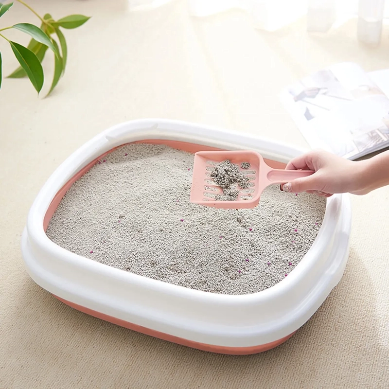 CAJA DE ARENA FACIL LIMPIEZA CON PALA ARENERO PARA GATOS VARIOS - 2