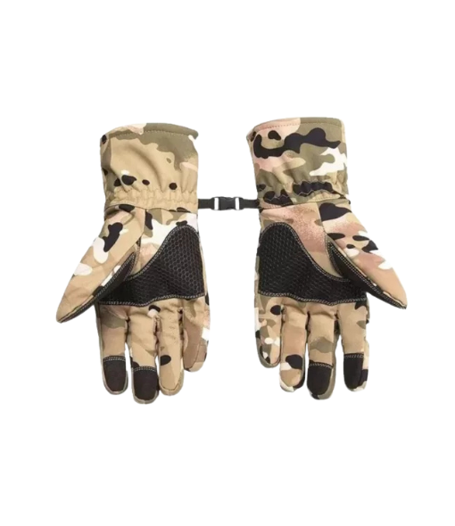 GUANTES TACTICOS MILITARES IMPERMEABLES, MULTICAM, NIEVE - 1