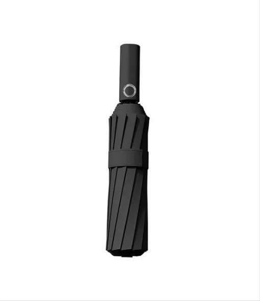 PARAGUAS PLEGABLE AUTOMATICO ANTI-VENDAVAL GRANDE 12HUESOS N - 1