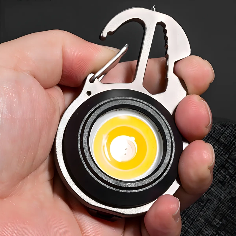 LINTERNA MINI LLAVERO RECARGABLE PORTATIL COB LUZ LED W5137 COLOR DE LA LUZ - 2