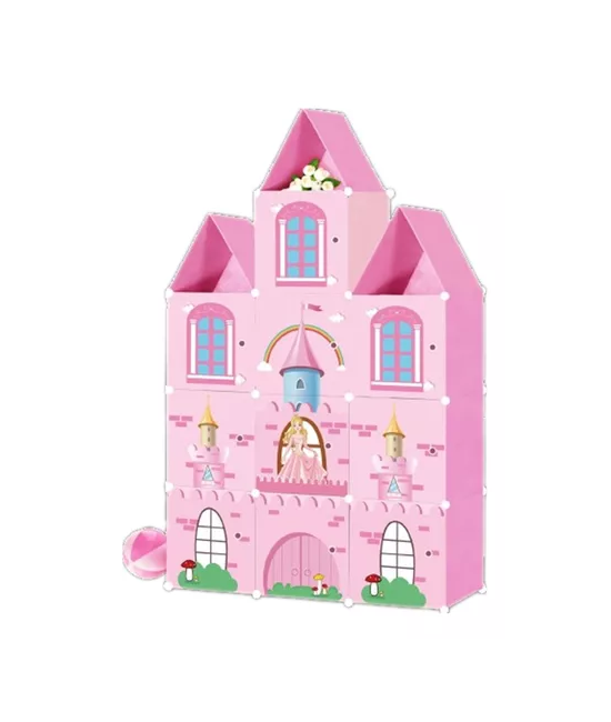 ROPERO Y CUBO DE ALMACENAMIENTO PARA NIÑOS Y NIÑAS, MULTICOLOR - 1
