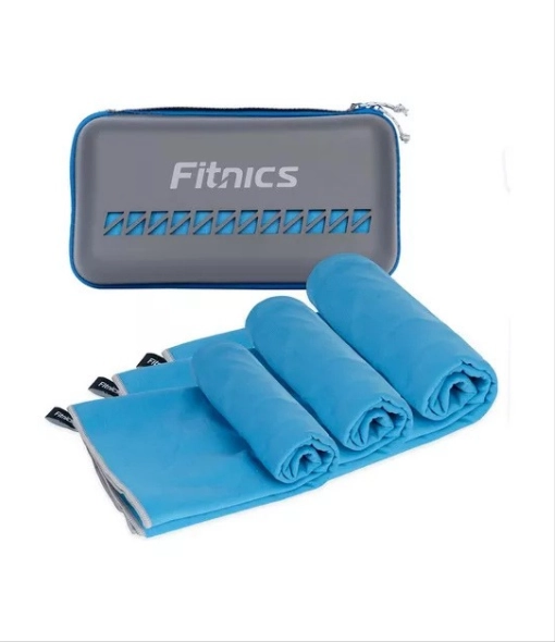 TOALLA MICROFIBRA FITNICS SECADO RAPIDO ESTUCHE VIAJE COLOR - 1