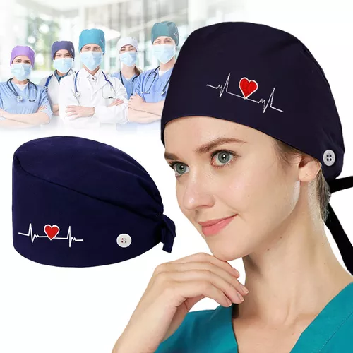 COFIA CLINICA, GORRO QUIRURGICO, 95% ALGODON, 5% LYCRA, UNIFORMES, COLOR AZUL - 2