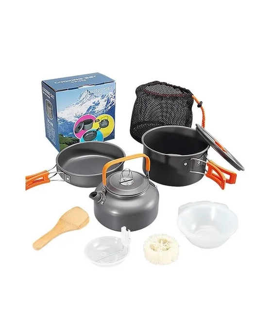 OLLAS OUTDOOR CAMPING COCINILLA COLOR GRIS - 2