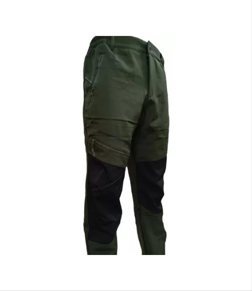 PANTALON OUTDOOR HOMBRE IMPERMEABLE PARA NIEVE, COLOR VERDE MUSGO L - 2