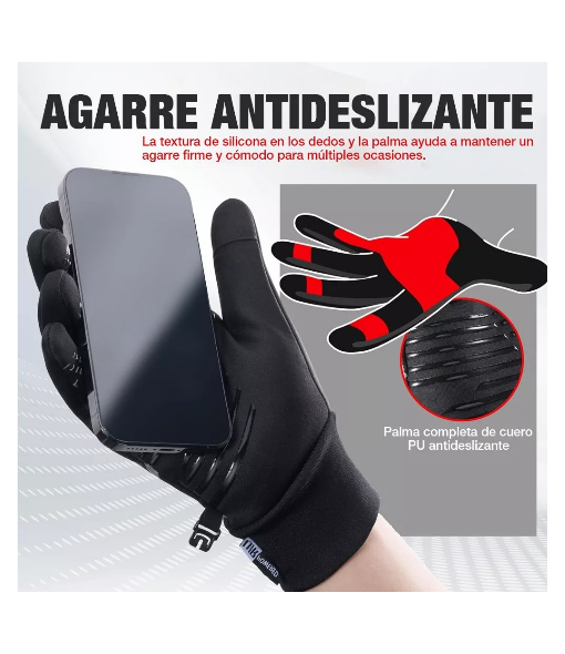 GUANTES DEPORTIVOS TE RMICOS CALIDOS, INVIERNO, TALLA M - 3