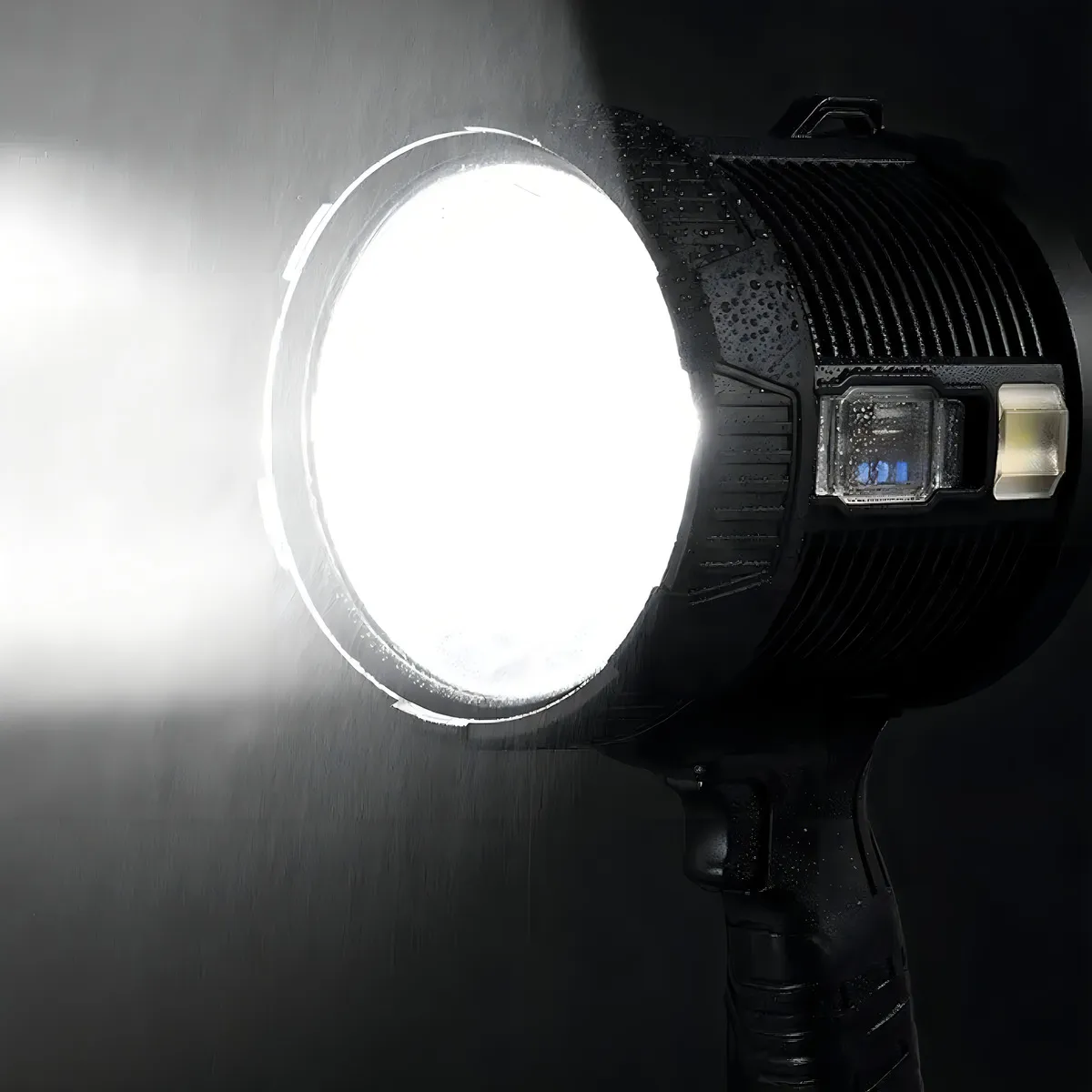 LINTERNA DE MANO LED SPOT LIGHT FOCO 90000 LUMENES Y COLOR DE LA LINTERNA NEGRO COLOR DE LA LUZ - 4
