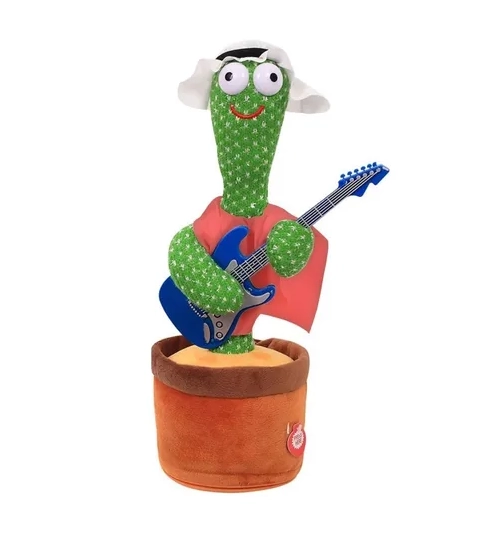 CACTUS BAILARIN JUGUETE DE FELPA IMITA VOZ Y ES MUSICAL - 2