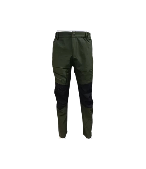 PANTALON OUTDOOR HOMBRE IMPERMEABLE PARA NIEVE, COLOR VERDE MUSGO XL - 1