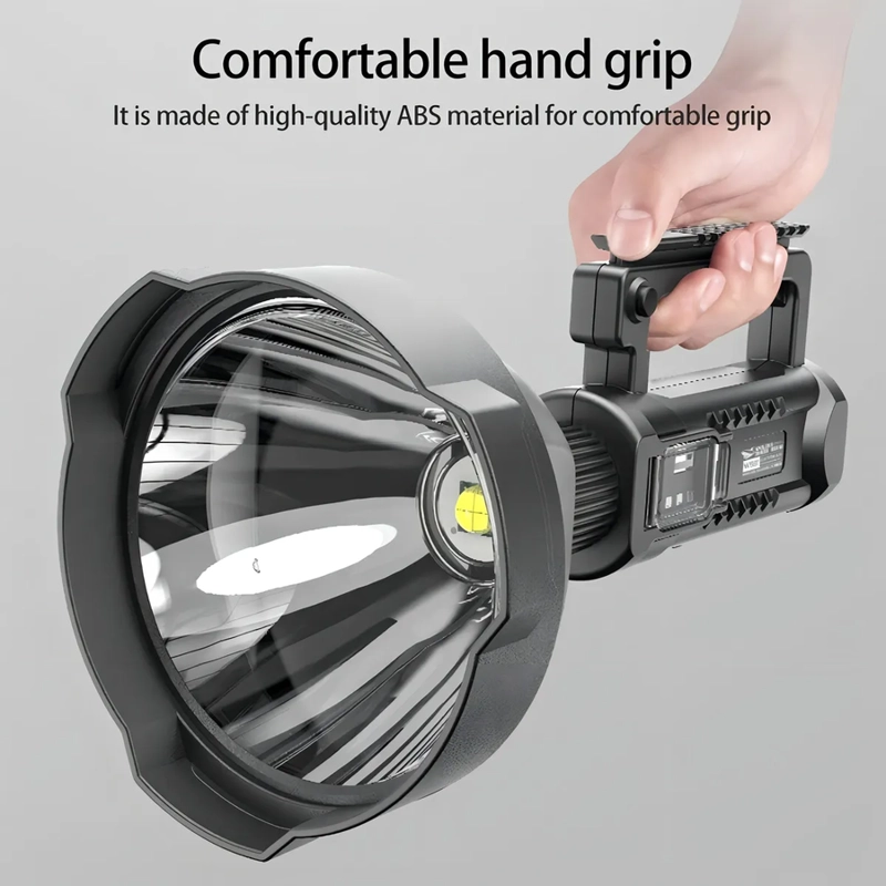 LINTERNA LED USB RECARGABLE ADKARPOTENTE CON TRIPODE COLOR DE LA LINTERNA NEGRO COLOR DE LA LUZ - 1