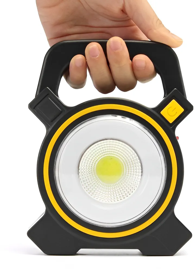 PACK 3 LINTERNA FOCO LED SOLAR RECARGABLE PARA CAMPING USB COLOR DE LA LINTERNA JY-819 COLOR DE - 2