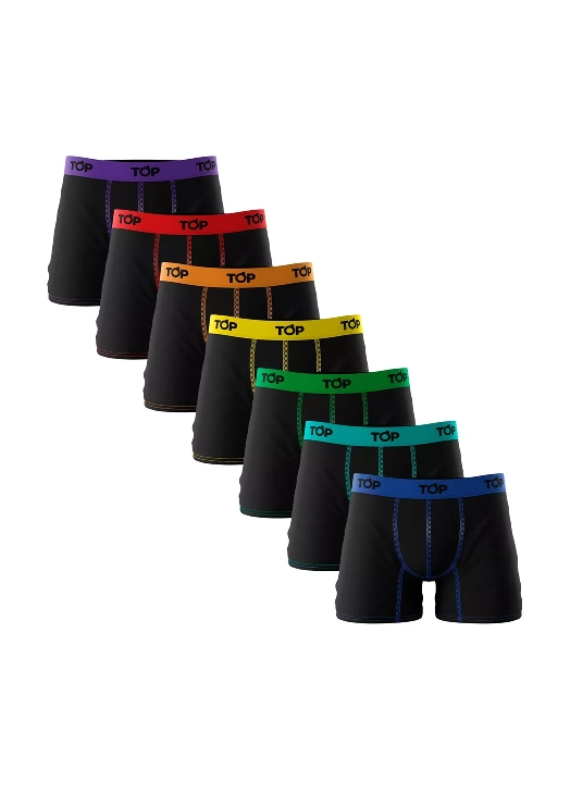 BOXER ALGODON TALLA XXL, PACK DE 7, MULTICOLOR - 3