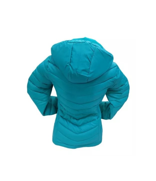 CHAQUETA 3/4 CORTA MUJER ENGOMADA TE RMICA, RAPIDO, TURQUESA, TALLA M - 3
