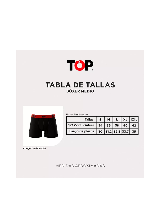 BOXER MEDIO ALGODON TALLA L, PACK DE 7, C5 TOP - 5