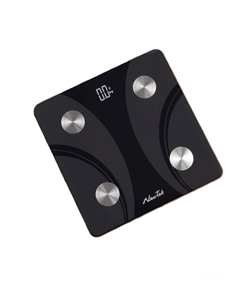 BALANZA DIGITAL DE BAÑO HASTA 180 KG BLUETOOTH EN COLOR EN COLOR NEGRO - 1