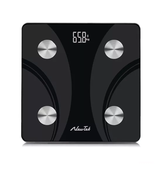 BALANZA DIGITAL DE BAÑO HASTA 180 KG BLUETOOTH EN COLOR EN COLOR NEGRO - 2