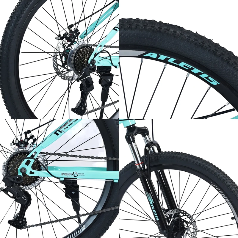 BICICLETA MOUNTAIN BIKE CRUISE ARO 26 21 VELOCIDAD MUJER COLOR 1624550 - TURQUESA TAMAÑO DEL - 1