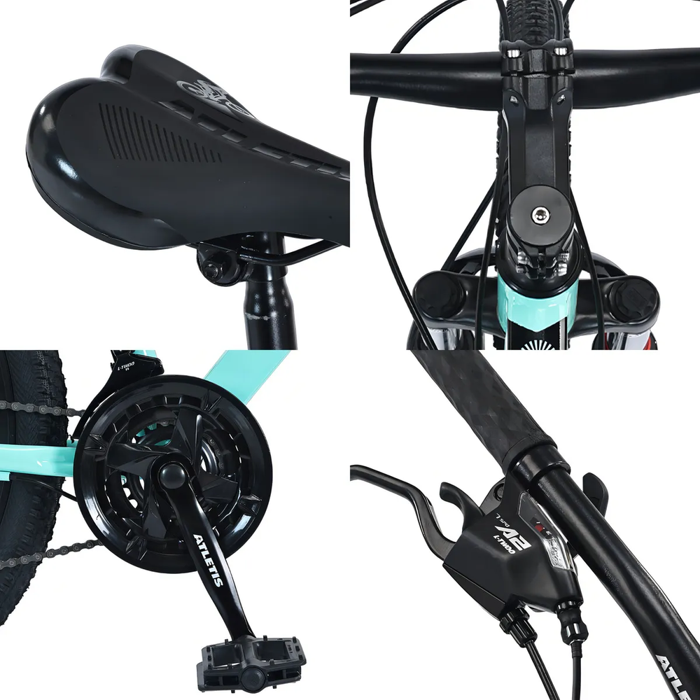 BICICLETA MOUNTAIN BIKE CRUISE ARO 26 21 VELOCIDAD MUJER COLOR 1624550 - TURQUESA TAMAÑO DEL - 4