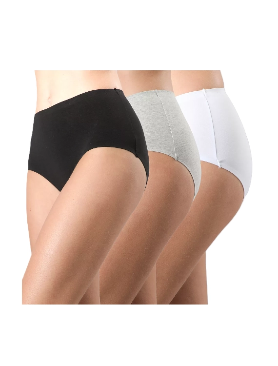 PACK 3X CALZON DE ALGODON TALLA XL, SIN DEMARCACION, 23468 - 3