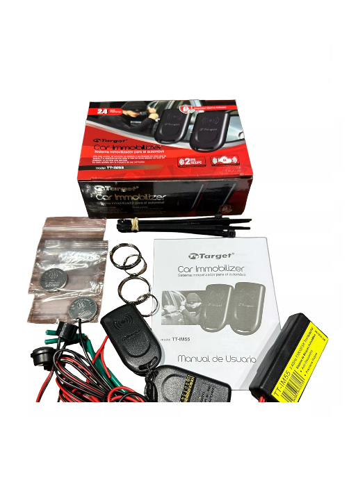 INMOVILIZADOR AUTOMOVIL TARGET TTIM55 ANTIRROBO ANTIPORTONAZO, COLOR EN COLOR NEGRO - 3