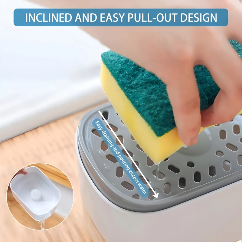 DISPENSADOR JABON LIQUIDO DISPENSADORES JABON LAVA LOZA DISPENSADOR DE JABON LIQUIDO - 4