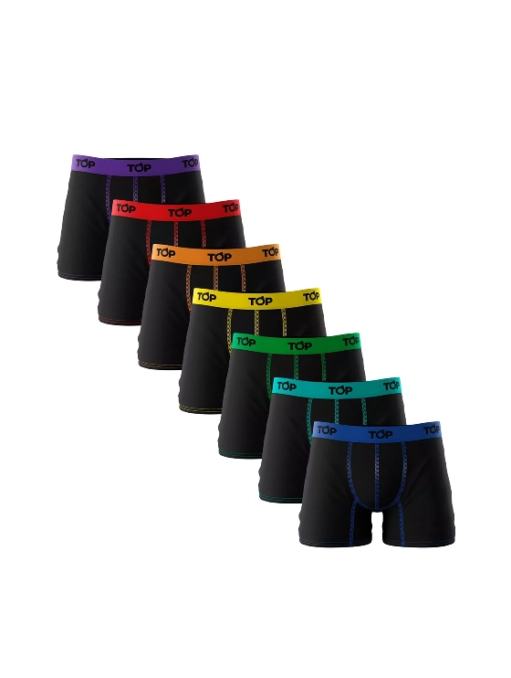 BOXER ALGODON TALLA XL, PACK DE 7, MULTICOLOR - 3