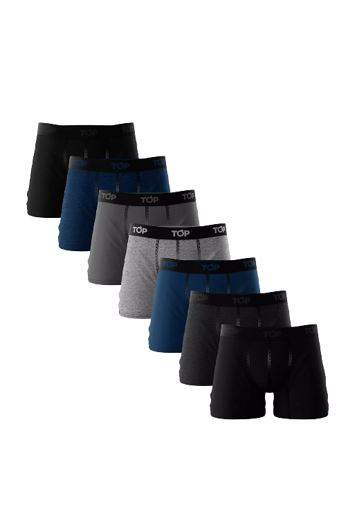 BOXER MEDIO ALGODON TALLA XXL, PACK DE 7, C5 TOP - 3