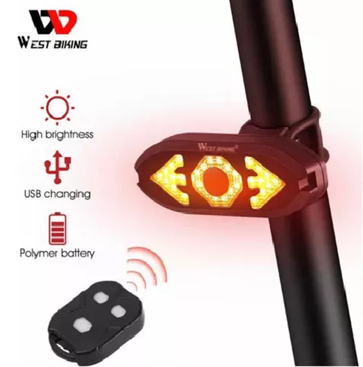 LUZ BICICLETA SET DELANTERA TRASERA USB MAXWELL IMPERMEABLE EN COLOR NEGRO - 3