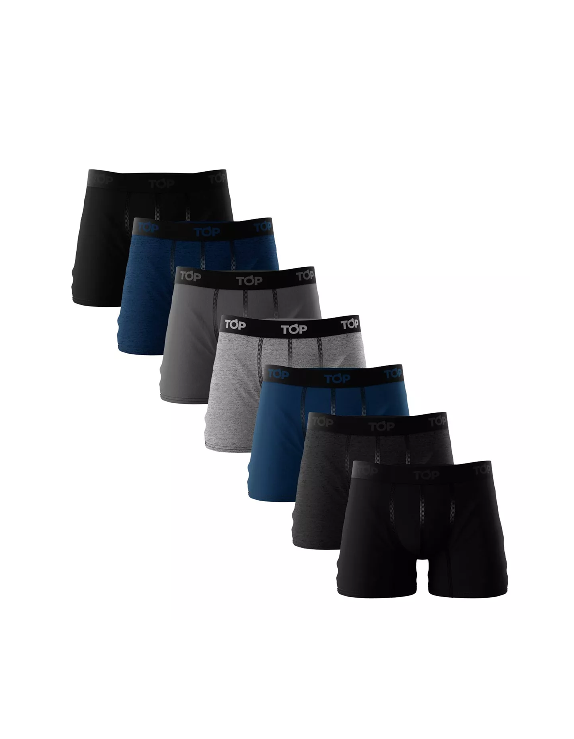 BOXER MEDIO ALGODON TALLA XL, PACK DE 7, C5 TOP - 3