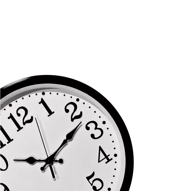 RELOJ DE PARED GRANDE REDONDO 39CM MURAL DECORATIVO SILENCIOSO EN COLOR NEGRO Y EN COLOR BLANCO - 2