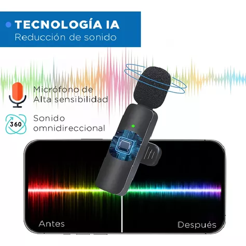 MICROFONO INALAMBRICO DE SOLAPA LAVALIER, LINKON, PROFESIONAL - 2