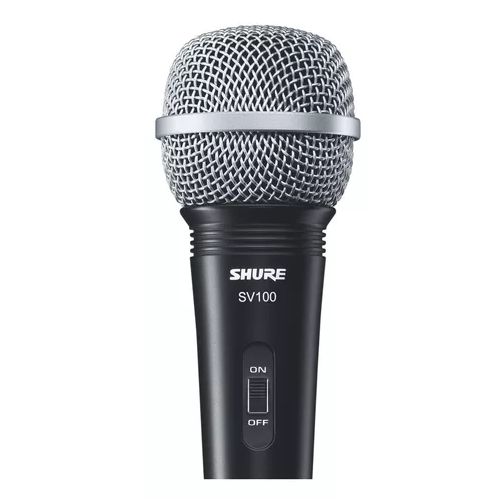 MICROFONO DINAMICO SV100 SHURE, COLOR EN COLOR NEGRO - 1