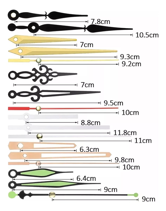 MECANISMO DE MOVIMIENTO PARA RELOJ DE ALTO TORQUE, 6 PIEZAS - 3