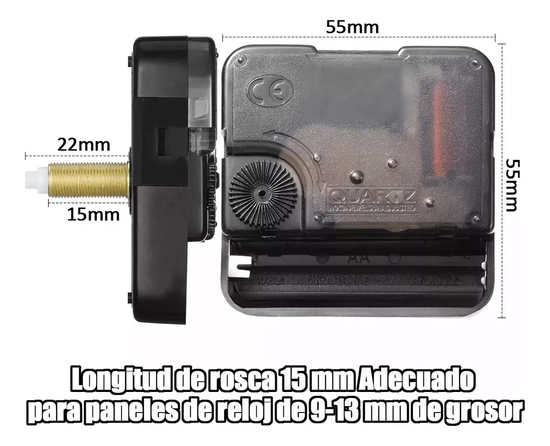 MECANISMO DE MOVIMIENTO PARA RELOJ DE ALTO TORQUE, 6 PIEZAS - 5