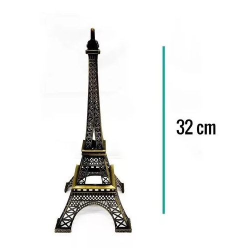 TORRE EIFFEL METALICA DE 32 CM, PARIS, FRANCIA - 3