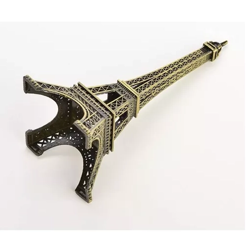 PACK DE 2 ADORNOS DE TORRE EIFFEL METALICA, PARIS, FRANCIA - 4