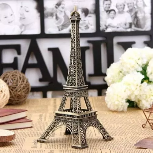 PACK DE 2 ADORNOS DE TORRE EIFFEL METALICA, PARIS, FRANCIA - 5