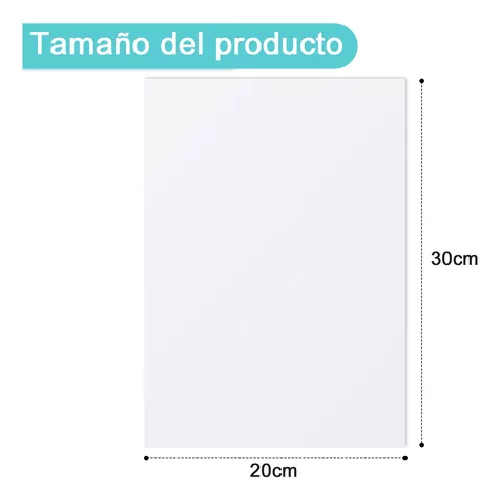 PACK DE 10 PLACAS METALICAS SUBLIMABLES, COLOR EN COLOR BLANCO, 20X30 CM - 4