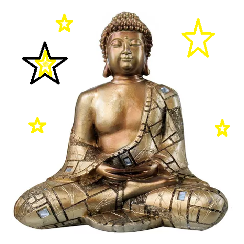 ESTATUA DE BUDA PARA DECORACION DE INTERIOR - 2