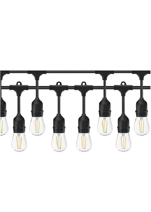 PACK 2 GUIRNALDA TERRAZA EXTERIOR HOMELY LUCES VINTAGE 10M + 10 AMPOLLETAS E27 - 2