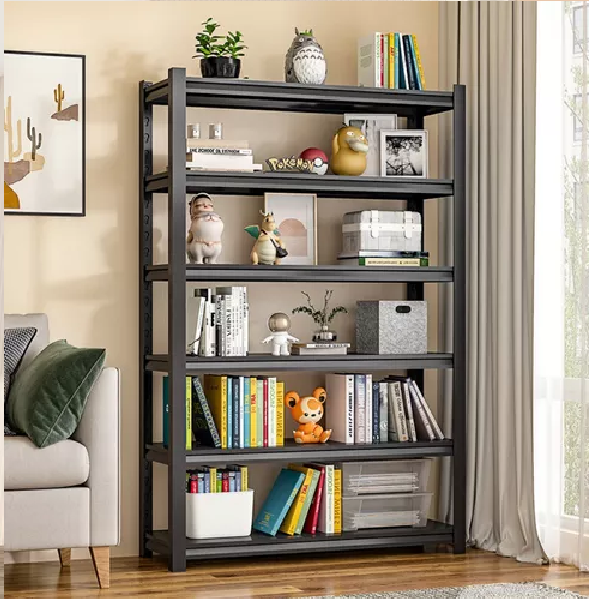 ESTANTE METALICO ARMABLE 100X30X183CM ORGANIZADOR EN COLOR NEGRO - 4