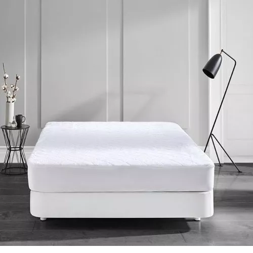CUBRE COLCHON IMPERMEABLE 1 PLAZA, 190X90+25 CM, COLOR EN COLOR BLANCO - 3