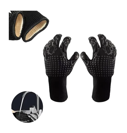 GUANTES ALTA TEMPERATURA PARA PARRILLA Y HORNO 2 UNIDADES - 4