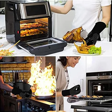 GUANTES ALTA TEMPERATURA PARA PARRILLA Y HORNO 2 UNIDADES - 6