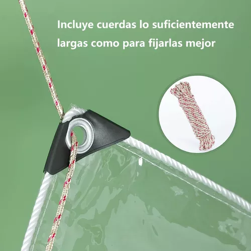 CORTINA PVC ROLLER TERRAZA TRANSPARENTE 3M X 2M - 5