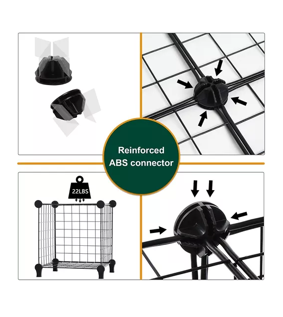 ESTANTE METALICO PARA PLANTAS PLEGABLE 95X60CM TRANSPARENTE - 7