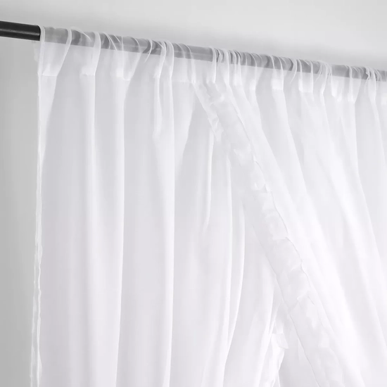 VELO ROMANTICO VISILLO 3 PAÑOS 200X220CM BLANCO - 3