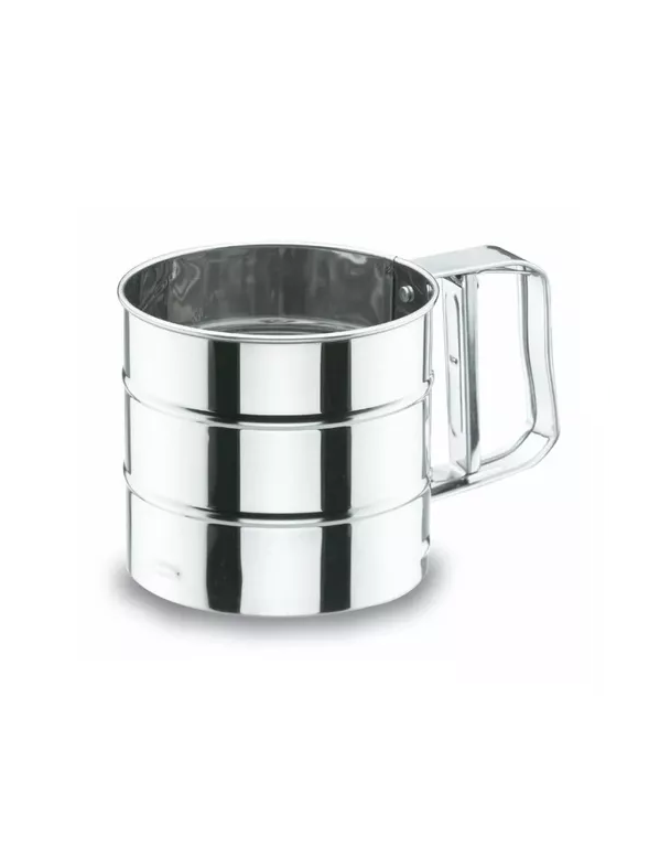 TAMIZADOR CERNIDOR DE HARINA MANUAL 250G ACERO INOXIDABLE - 1