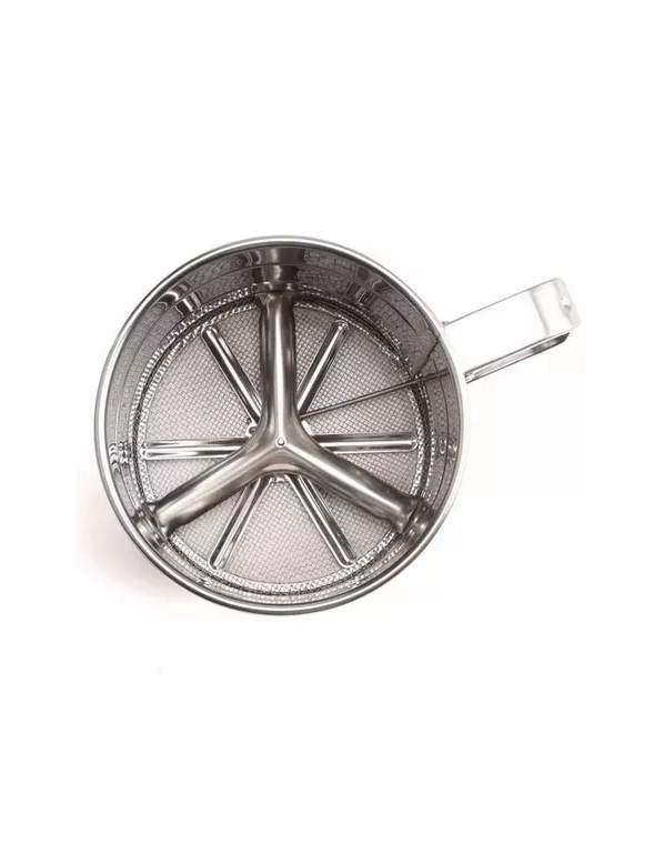TAMIZADOR CERNIDOR DE HARINA MANUAL 250G ACERO INOXIDABLE - 2