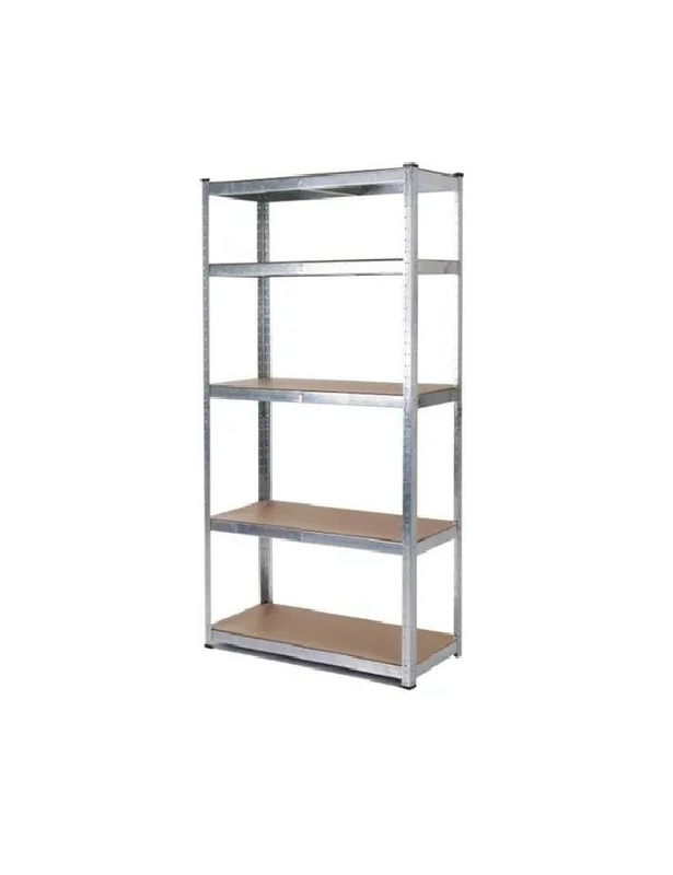 ESTANTE RACK METALICO 180X90X40CM GALVANIZADO IMSI HOME COLOR PLATEADO - 1